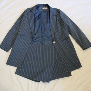 NWOT Yi Zi Shop Blazer and Skort Suit Size Large